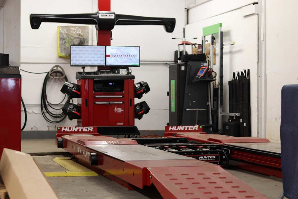 Hunter Alignment Machine