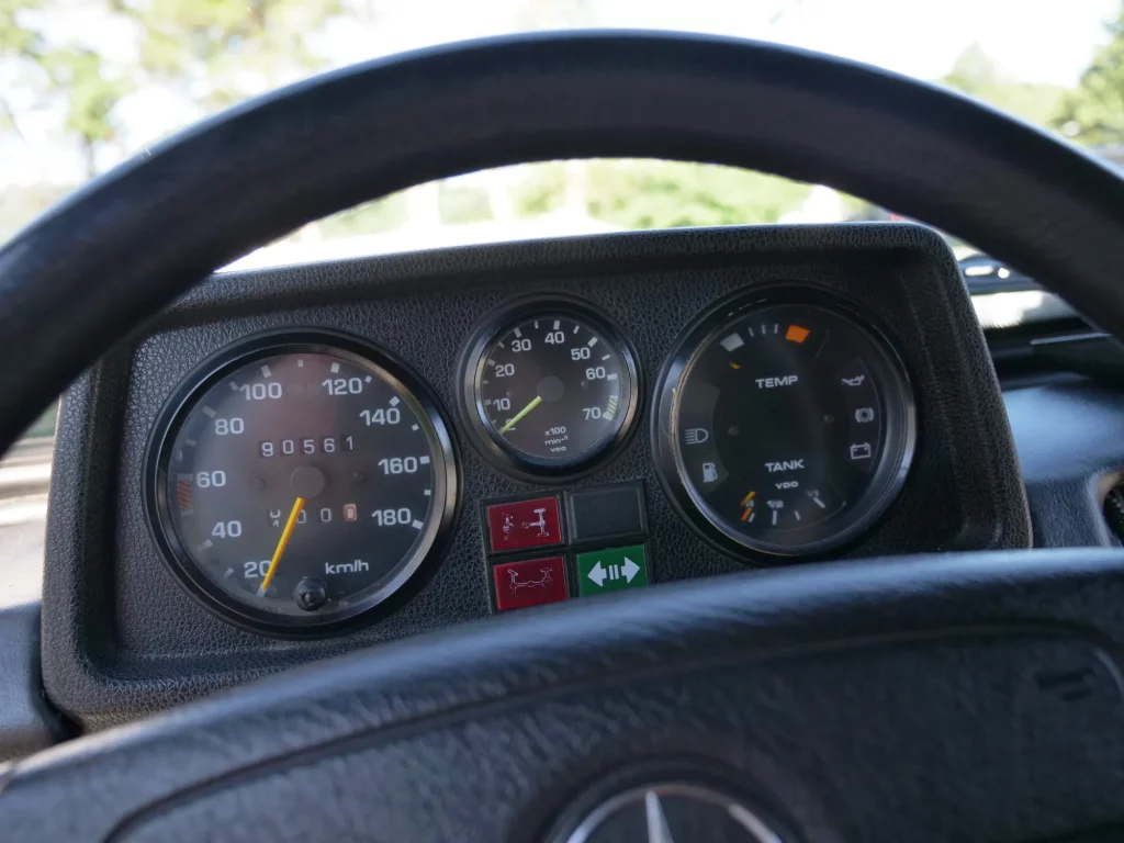 1980 Mercedes G-Wagon Interior