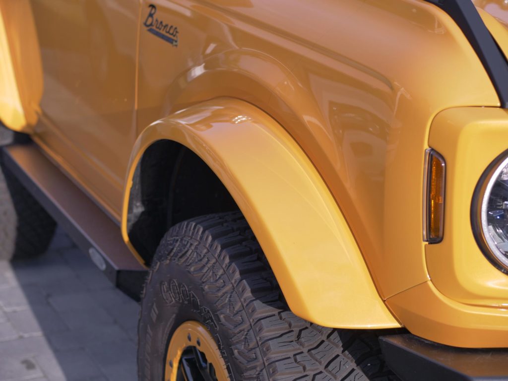 Orange Bronco Fender Flare