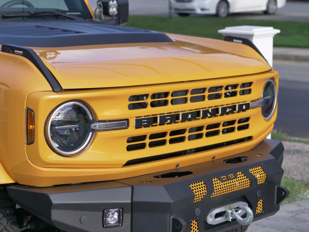 Cyber Orange Bronco Paint Matched Grille