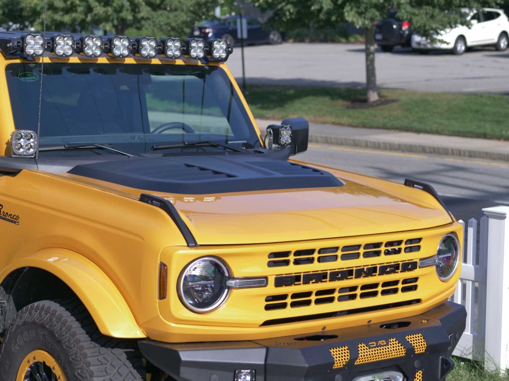 Orange Bronco Hood