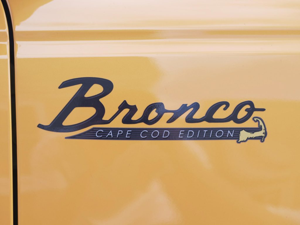 Custom Bronco Badge