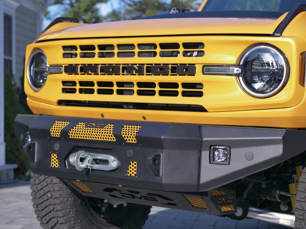 Orange Bronco Front Grille