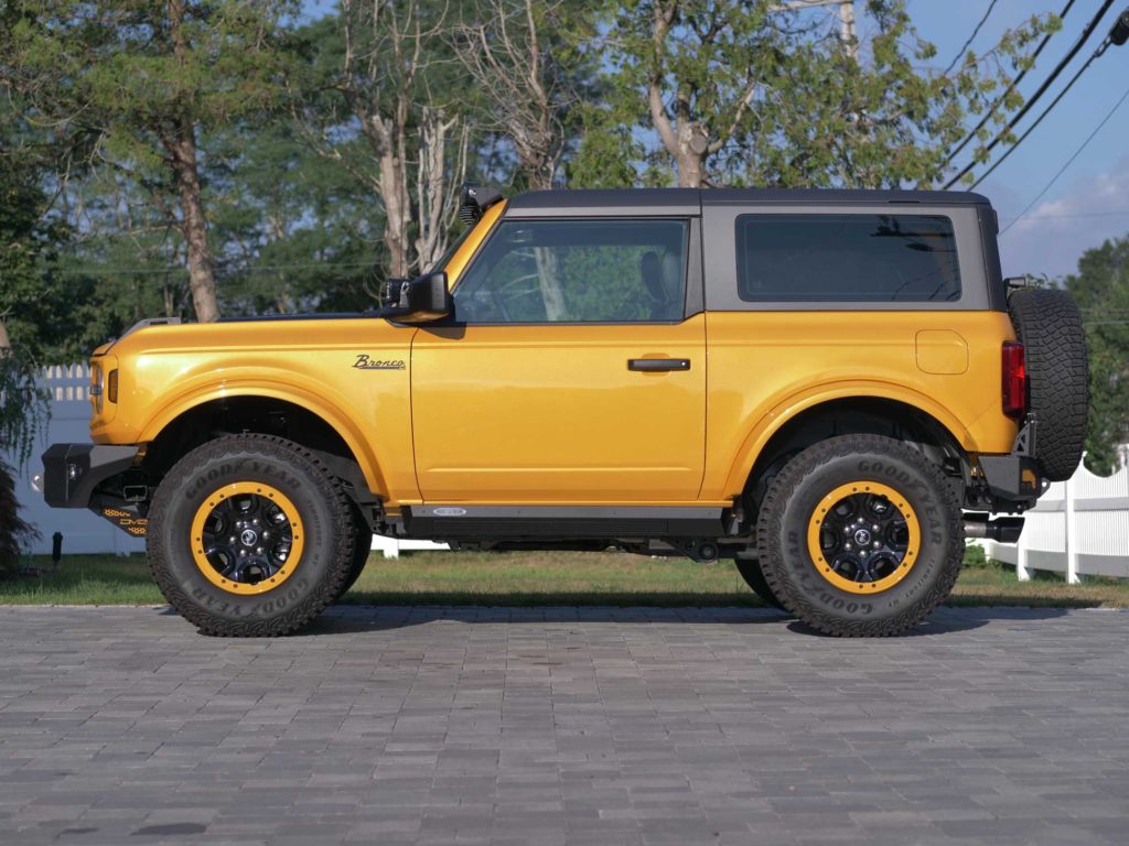 Orange Bronco Side Shot