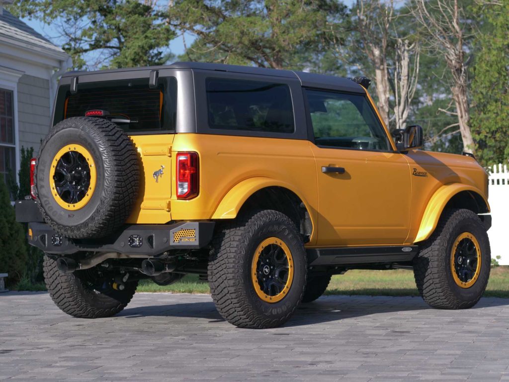 Orange Bronco Rear Right