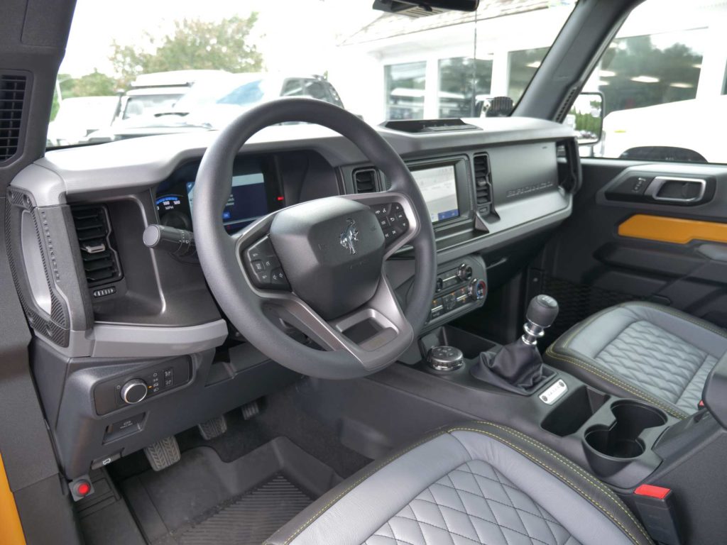 Orange Bronco Steering Wheel