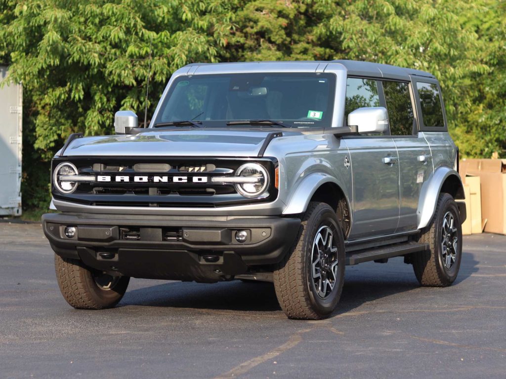 Silver Ford Bronco Before