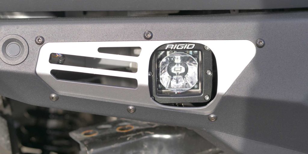 Matte Silver Bronco Rigid Radiance Light Pods