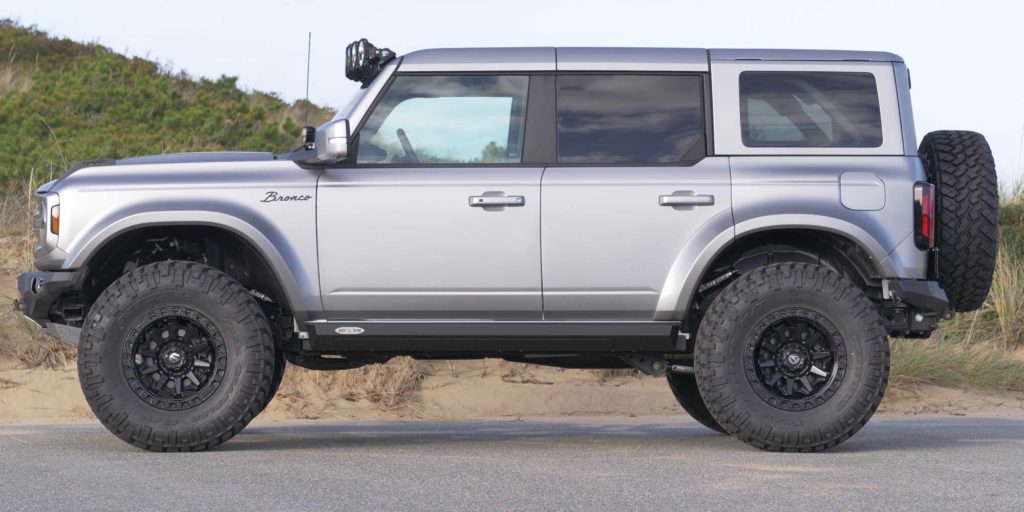 Matte Silver Bronco Side After