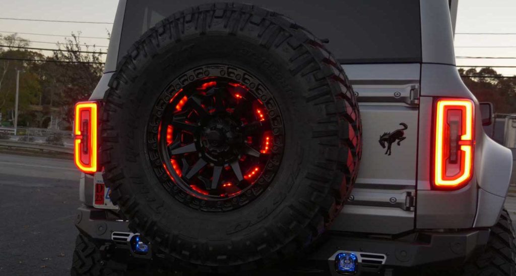 Matte Silver Bronco Third Brake Light