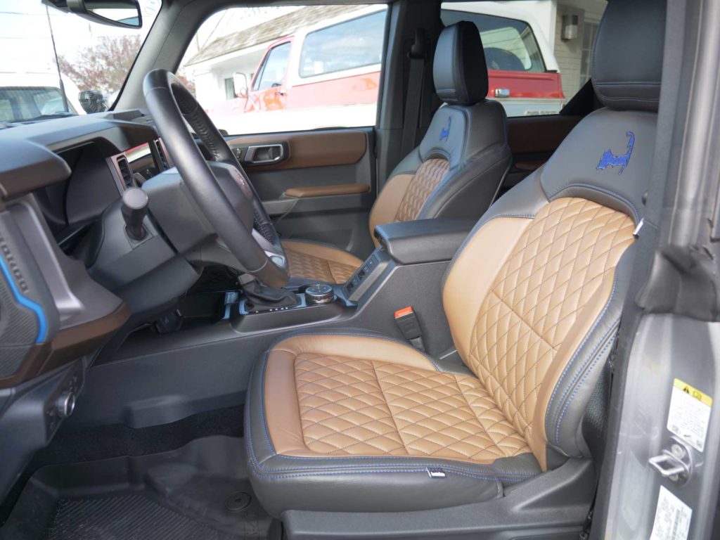 Matte Silver Ford Bronco Interior