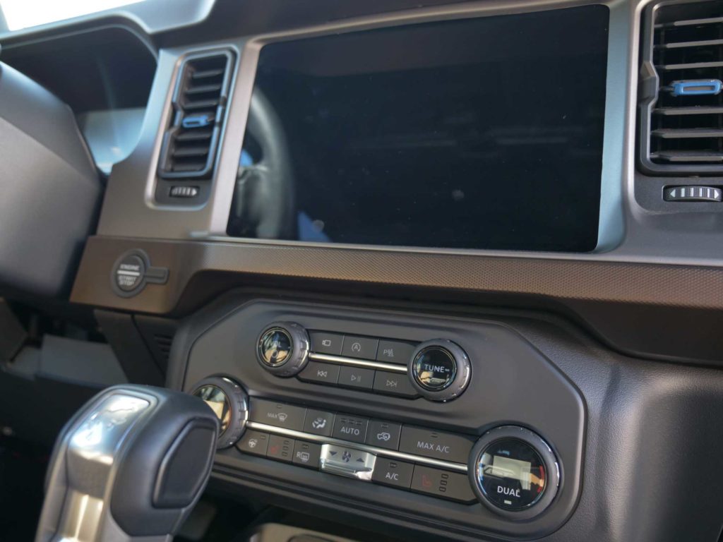 Matte Silver Bronco Screen