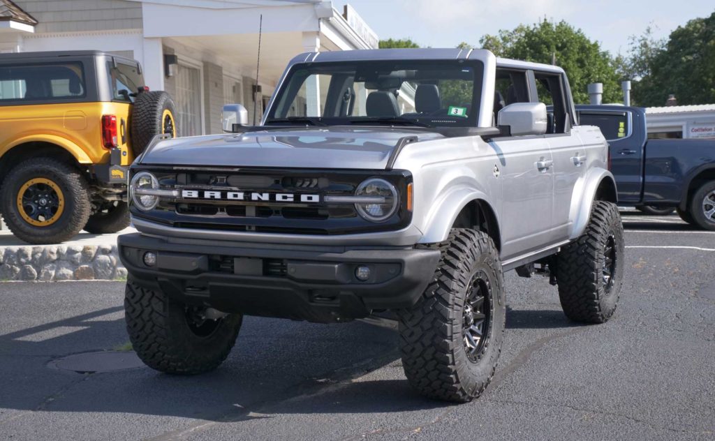 Silver Bronco Lifted