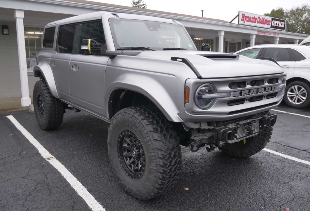 Matte Silver Ford Bronco Painted