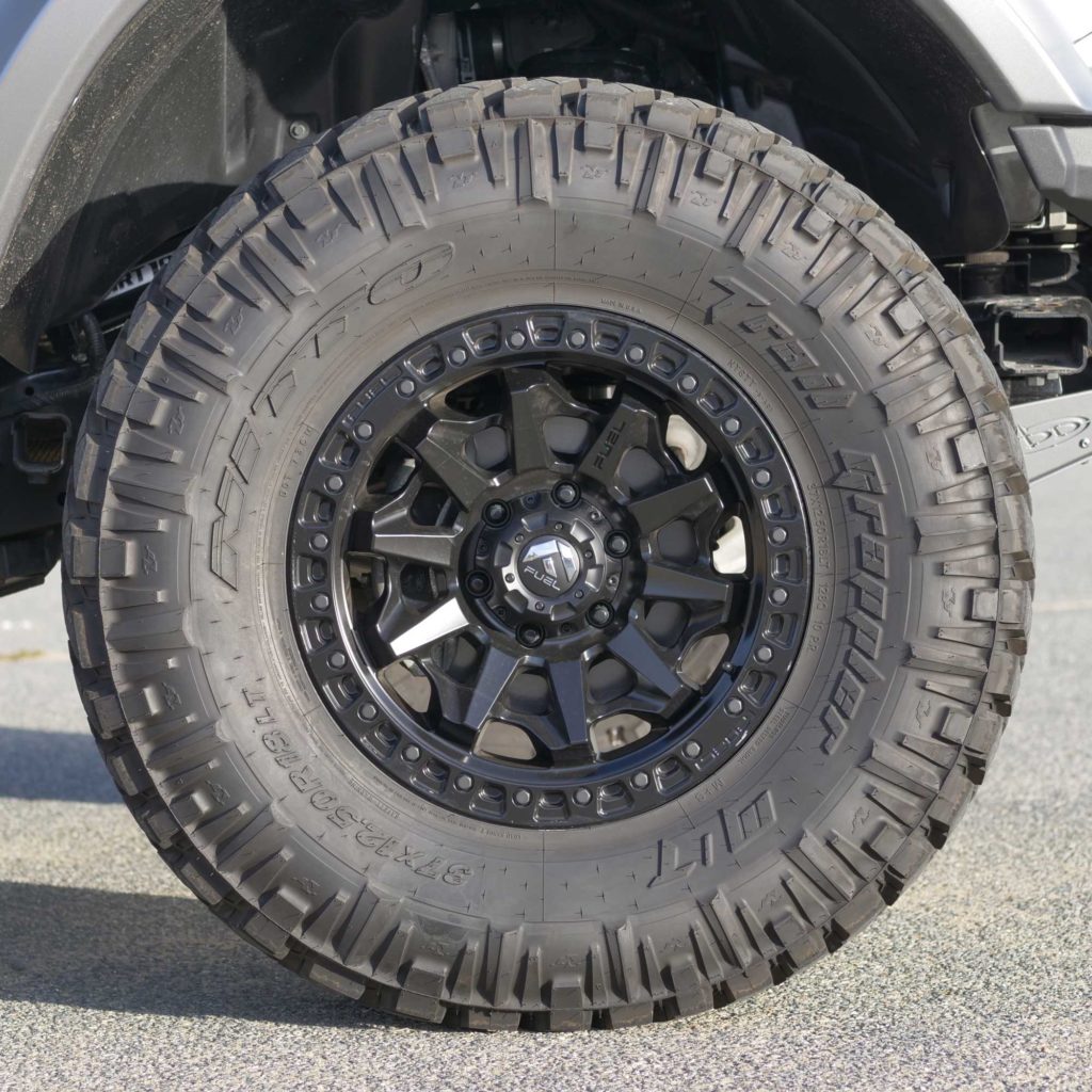 Silver Ford Bronco Wheels & Tires