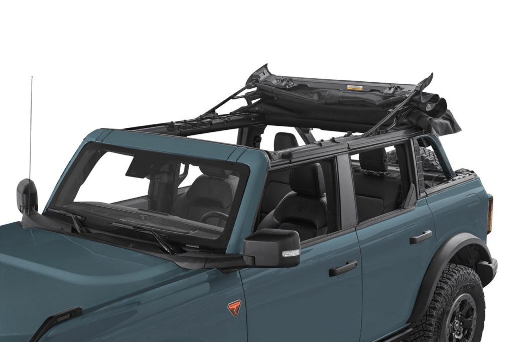 bestop bronco trektop slantback open